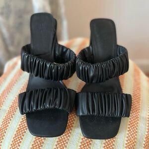 H&M women’s black sandal heels